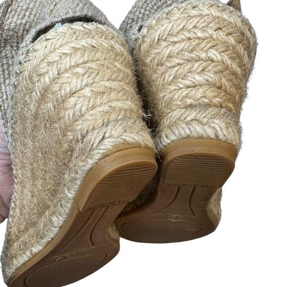 Toni Pons Natural Stone Jute Wedge Heels Size 8 8.5 US 39 EU - Picture 10 of 17